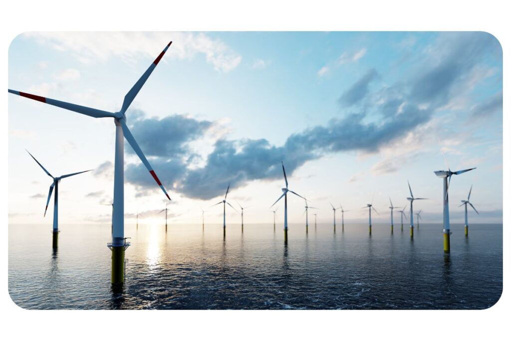 Las turbinas eólicas marinas contribuyen a la transición energética sostenible