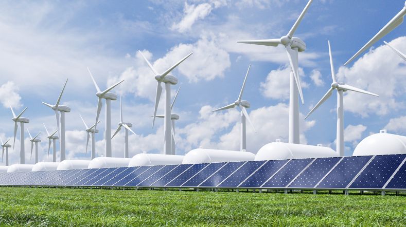 Infraestructura híbrida de energía renovable