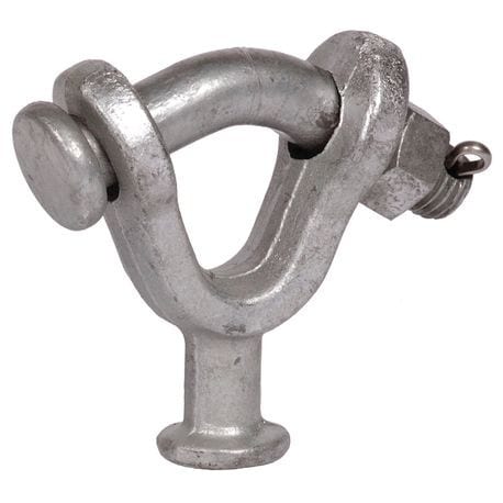 Y cadenas de aisladores con soporte de Pieza tipo bola de horquilla en líneas eléctricas.